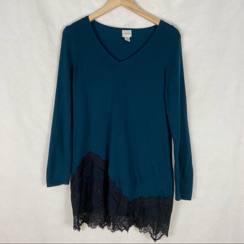 Chico’s Women's Cashmere Blend Sweater Size Small - Picture 5 of 7